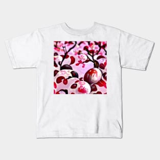 Abstract Cherries Kids T-Shirt